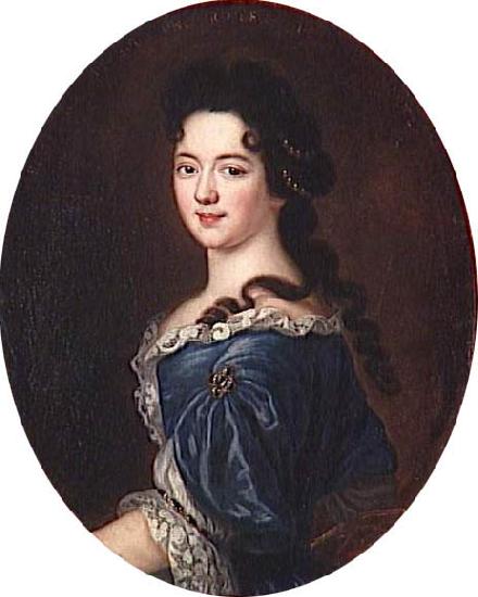 Pierre Mignard Portrait of Marie-Therese de Bourbon, princesse de Conti